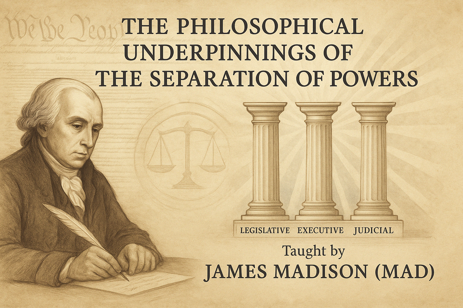 The Philosophical Underpinnings of the Separation of Powers
